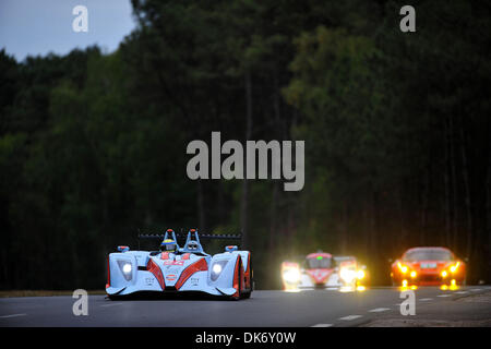 Jun 09, 2011 - Le Mans, France - OAK Racing Oak Pescarolo - Judd, # 24, Jacques Nicolet, Richard Hein, Jean-Francois Yvon au cours de jeudi se qualifier pour les 24 Heures du Mans. (Crédit Image : © Rainer Ehrhardt/ZUMAPRESS.com) Banque D'Images