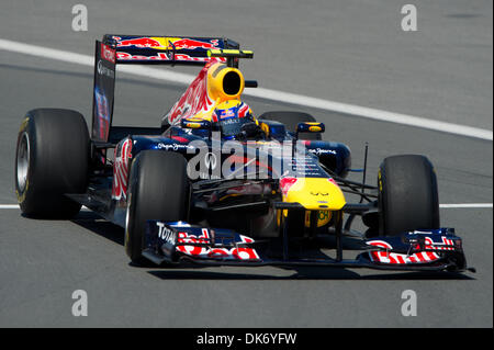 10 juin 2011 - Montréal, Québec, Canada - 10 juin 2011 - Montréal, Québec, Canada : Mark Webber (AUS) Red Bull Racing team lors de la pratique de vendredi au Circuit Gilles Villeneuve à Montréal, Québec, Canada (Image Crédit : Marc DesRosiers/global/Zumapress.com) Southcreek (crédit Image : © Marc DesRosiers/ZUMAPRESS.com) Southcreek/mondial Banque D'Images