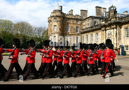 Garde d'honneur de la société no 2, 1er Bataillon Grenadier Guards. Banque D'Images