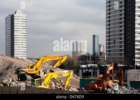 Tower blocks in Carpenters Estate Borough of Newham est de Londres Banque D'Images