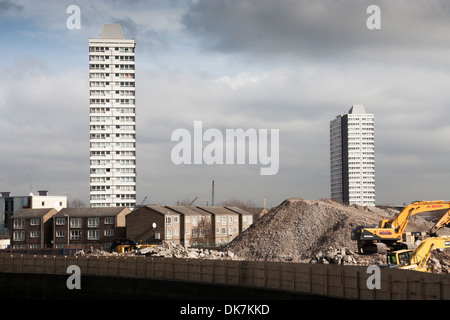 Tower blocks in Carpenters Estate Borough of Newham est de Londres Banque D'Images