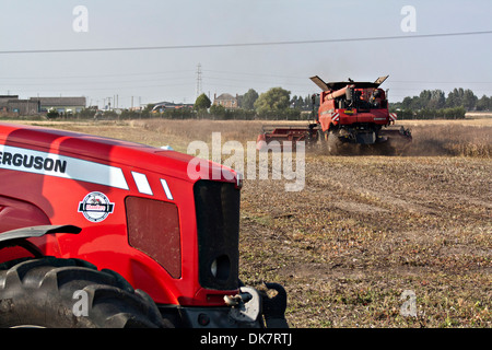 9230 cas de moissonneuse-batteuse Banque D'Images