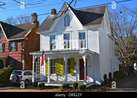 Maison dans le quartier historique de Milton de Milton, comté du Sussex, dans le Delaware. Ajouté à PNSR le 25 juin 1982. L'HD inclut la plupart des Banque D'Images