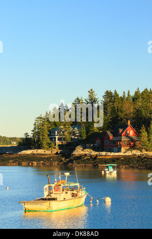 Cinq îles, Maine, USA Banque D'Images