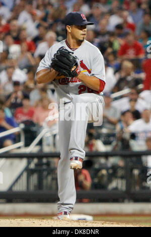 19 juillet 2011 - Flushing, New York, United States of America - St. Louis Cardinals le lanceur partant Kyle Lohse (26) emplacements contre les Mets de New York au cours de la cinquième manche au Citi Field, rinçage, dans l'état de la Nouvelle York Mets a vaincu les Cardinals de Saint-Louis 4-2. (Crédit Image : © Debby Wong/ZUMAPRESS.com) Southcreek/mondial Banque D'Images