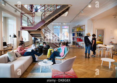 Hay House store à Copenhague, Danemark. Banque D'Images