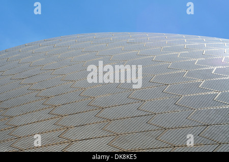 De nombreux bureaux de créer des motifs sur le toit de l'Opéra de Sydney Banque D'Images