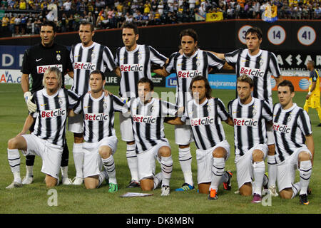 Le 26 juillet 2011 - Flushing, New York, États-Unis - l'équipe d'Italie de la Juventus FC avant le mondial de soccer Football Herbalife Défi jeu contre Club America au Citi Field, rinçage, dans l'état de crédit (Image : © Debby Wong/ZUMAPRESS.com) Southcreek/mondial Banque D'Images