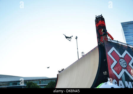 28 juillet 2011 - Los Angeles, Californie, États-Unis - skateur professionnel à l'été X-Games 2011 (Crédit Image : © Scott A. Tugel/ZUMAPRESS.com) Banque D'Images