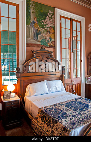 Chambre à Beauvoir, le Jefferson Davis Accueil le long du son du Mississippi à Biloxi sur la côte du golfe du Mexique. Banque D'Images