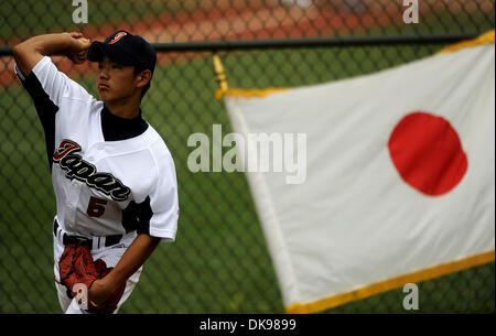 13 août 2011 - Aberdeen, Maryland, États-Unis - Coulisses pendant la Cal Ripken World Series à Aberdeen, Maryland le 13 août, 2011. (Crédit Image : © T.J. Root/Eclipse/ZUMAPRESS.com) Banque D'Images