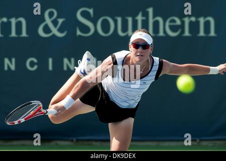 18 août 2011 - Mason, Ohio, États-Unis - Samantha Stosur (AUS) au Linder Family Tennis Center à Mason,Ohio. Samantha Stosur (AUS) bat Li Na (CHN) (6-4) (3-6) (6-4) (Crédit Image : © Scott Davis/ZUMAPRESS.com) Southcreek/mondial Banque D'Images