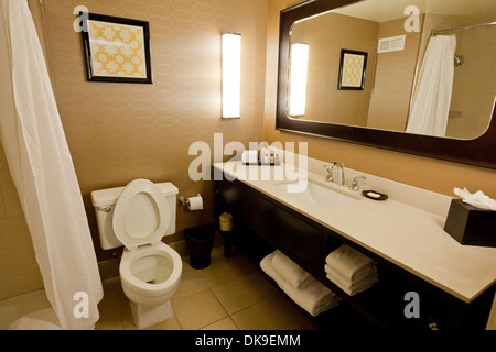 Sheraton Hotel salle de bains Banque D'Images