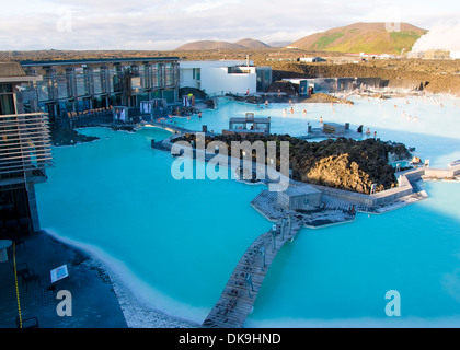 Blue Lagoon, Grindavik, Islande Banque D'Images