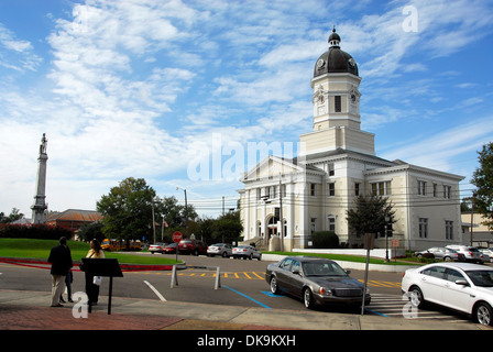 Palais de justice du comté de Claiborne, Port Gibson, de l'emplacement de l'boycott économique par le chapitre local de NAACP Banque D'Images