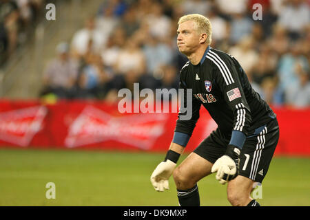 27 août 2011 - Kansas City, Kansas, États-Unis - FC Dallas battu Sporting KC 3-2 à LIVESTRONG Sporting Park à Kansas City, Kansas. (Crédit Image : © Tyson Hofsommer/global/ZUMAPRESS.com) Southcreek Banque D'Images