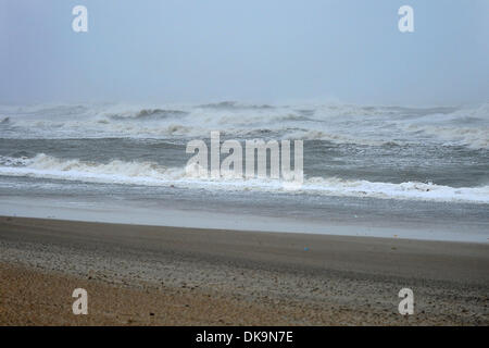 27 août 2011 - Havelock, North Carolina, États-Unis - le lendemain de l'ouragan Irene passe par Morehead City causant d'importants dégâts et des inondations dans la région de Morehead City en Caroline du Nord. (Crédit Image : © Anthony Barham/global/ZUMAPRESS.com) Southcreek Banque D'Images