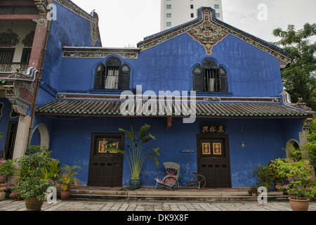 Le Cheong Fatt Tze mansion dans le patrimoine mondial de l'zone de Georgetown de Penang, Malaisie Banque D'Images