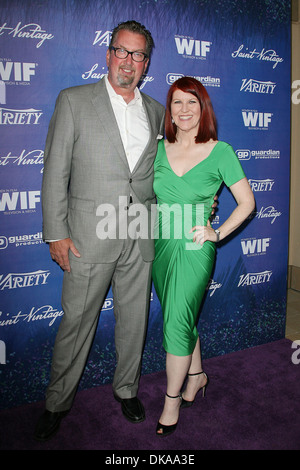 Chris Haston et Kate Flannery Variété et Women in Film pré-événement EMMY présenté par Saint Vintage tenue à montage Beverly Banque D'Images