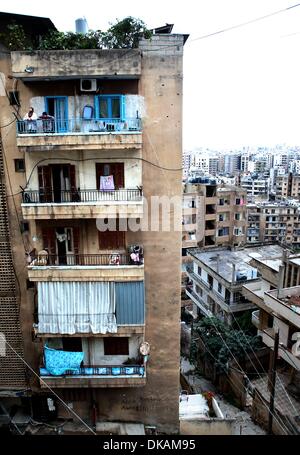 Tripoli est la deuxième plus grande ville et le deuxième plus grand port du Liban, ainsi que la capitale des provinces du nord du Liban. Tripoli, 85 km au nord de Beyrouth sur la côte méditerranéenne. La population de la région métropolitaine est d'environ 500 000 Banque D'Images