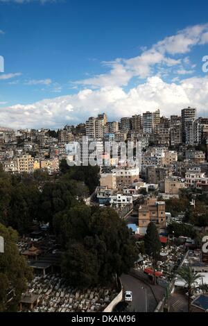 Tripoli est la deuxième plus grande ville et le deuxième plus grand port du Liban, ainsi que la capitale des provinces du nord du Liban. Tripoli, 85 km au nord de Beyrouth sur la côte méditerranéenne. La population de la région métropolitaine est d'environ 500 000 Banque D'Images