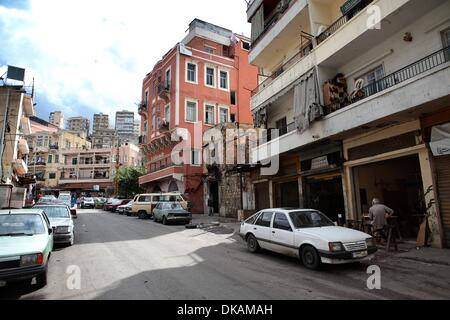 Tripoli est la deuxième plus grande ville et le deuxième plus grand port du Liban, ainsi que la capitale des provinces du nord du Liban. Tripoli, 85 km au nord de Beyrouth sur la côte méditerranéenne. La population de la région métropolitaine est d'environ 500 000 Banque D'Images