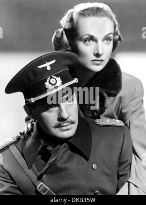 Être OU NE PAS ÊTRE 1942 United Artists comédie film avec Carole Lombard et Jack Benny Banque D'Images