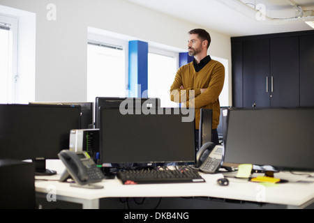 Businessman in office Banque D'Images