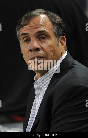 4 octobre 2011 - Harrison, New Jersey, États-Unis - Los Angeles Galaxy entraîneur Bruce Arena avant l'action de la Major League Soccer chez Red Bull Stadium à Harrison dans le New Jersey (crédit Image : © Brooks von Arx/Southcreek/ZUMAPRESS.com) Banque D'Images