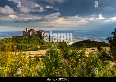 Le Château de Loarre, Huesca, Aragón, Espagne, Europe. Banque D'Images