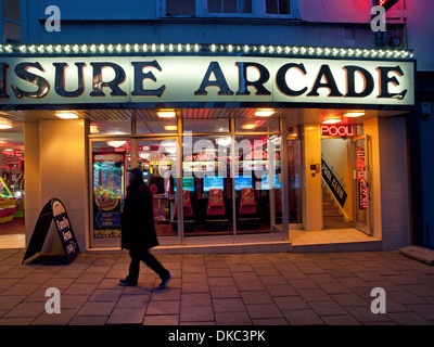 Une salle de jeux électroniques à Brighton Banque D'Images