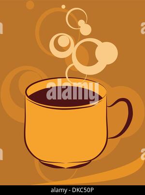 Café signe Illustration de Vecteur