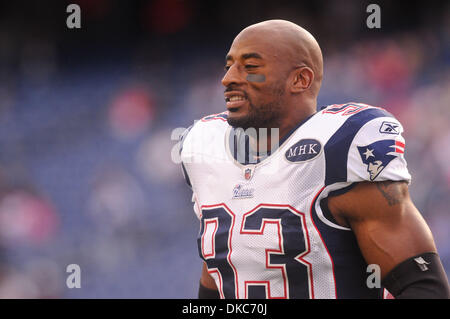 16 octobre 2011 - Foxborough, Massachusetts, États-Unis - New England Patriots DE Andre Carter (93). Le New England Patriots vaincre les Dallas Cowboys 20 - 16 au Stade Gillette. (Crédit Image : © Geoff Southcreek/ZUMAPRESS.com)/Bolte Banque D'Images