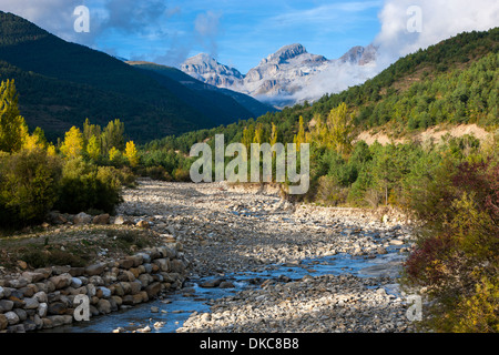 Aisa vallée, Parc Naturel de los Valles Occidentales, Jacetania, Pyrénées, la province d'Huesca, Aragon, Espagne, Europe. Banque D'Images