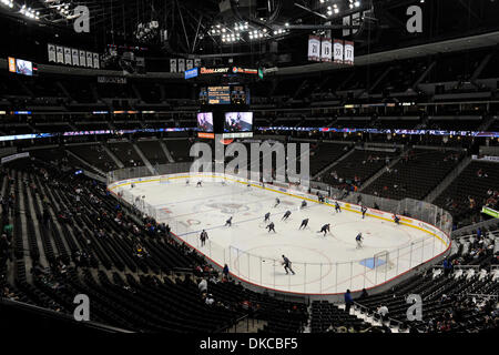 20 octobre 2011 - Denver, Colorado, États-Unis d'Amérique - un général du Centre Pepsi avant un match entre les Blackhawks de Chicago et l'Avalanche du Colorado. (Crédit Image : © Michael Furman/Southcreek/ZUMAPRESS.com) Banque D'Images