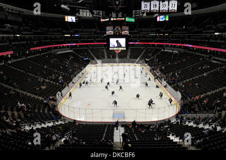 20 octobre 2011 - Denver, Colorado, États-Unis d'Amérique - un général du Centre Pepsi avant un match entre les Blackhawks de Chicago et l'Avalanche du Colorado. (Crédit Image : © Michael Furman/Southcreek/ZUMAPRESS.com) Banque D'Images