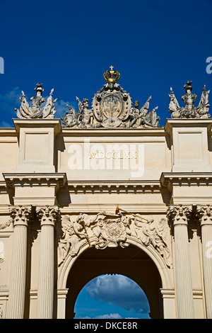 Porte de Brandebourg de Potsdam, Allemagne Banque D'Images