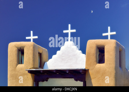 Dans l'église San Geronimo de Taos Pueblo. Taos, Nouveau Mexique. Banque D'Images