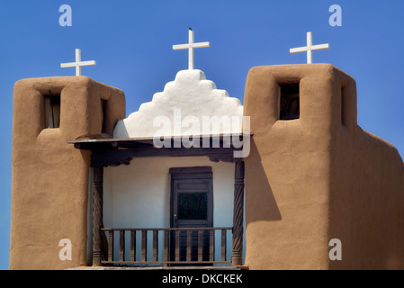 Dans l'église San Geronimo de Taos Pueblo. Taos, Nouveau Mexique. Banque D'Images