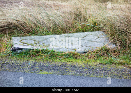 Au bord de la route faisant l'objet d'un matelas. UK Banque D'Images