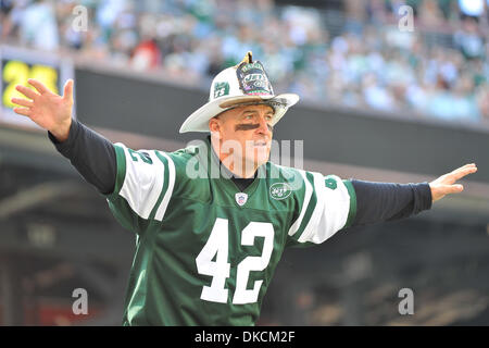 Le 23 octobre 2011 - East Rutherford, New Jersey, États-Unis - Pompier Ed gagne la foule au stade de la métropolitaine à East Rutherford dans le New Jersey New York trails San Diego à la mi-temps 14 à 10 (Crédit Image : © Brooks von Arx/Southcreek/ZUMAPRESS.com) Banque D'Images