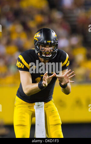 29 octobre 2011 - Tempe, Arizona, États-Unis - QB Osweiler Brock a mené l'équipe à un solide début de plomb sur l'état de l'Arizona, Colorado a remis leur huitième défaite de la saison dans le CIP 12 Showdown de tempe en Arizona. (Crédit Image : © Dean/ZUMAPRESS.com) Henthorn/Southcreek Banque D'Images