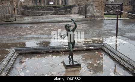 Statue, Pompéi, Campanie, Italie Banque D'Images