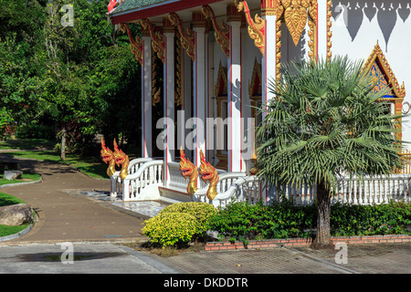 Wat Chalong est le plus important temple de Phuket Banque D'Images