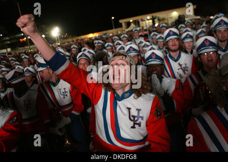 Jan 07, 2007 - Scottsdale, FL, USA - Floride fans profitez d'un Pep Rally à Scottsdale le 7 janvier 2007. Banque D'Images