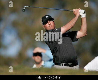 Jan 24, 2007 - San Diego, CA, USA - Buick Invitational, Torrey Pines golf (nord et sud), pro-am du mercredi. PAT PEREZ sur troisième tee, parcours sud. Banque D'Images