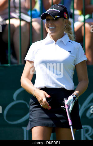 09 mai 2009 - Williamburg , Virginia, United States - Natalie Gulbis perfoms pendant le 2009 Michelob Ultra Open à Kingsmill événement LPGA à Williamsburg, en Virginie. (Crédit Image : © Chaz Niell/Southcreek IME/ZUMA Press) Banque D'Images