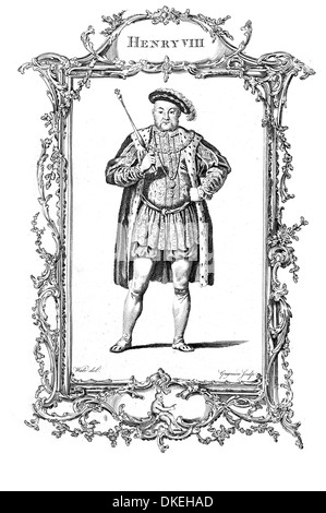 Henry VIII, roi d'Angleterre Banque D'Images