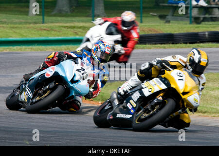 16 août 2009 - Alton, Illinois, États-Unis - 14 août 2009 : AMA au Virginia International race way (crédit Image : © Mark Abbott Global/ZUMApress.com)/Southcreek Banque D'Images