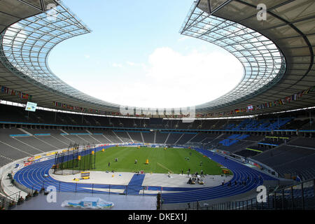 Aug 14, 2009 - Berlin, Allemagne - Stade Olympique de Berlin où le 12e Championnat du monde d'athlétisme de l'IAAF a lieu. (Crédit Image : © Aleksander V. Tchernykh/PhotoXpress/ZUMA Press) Banque D'Images